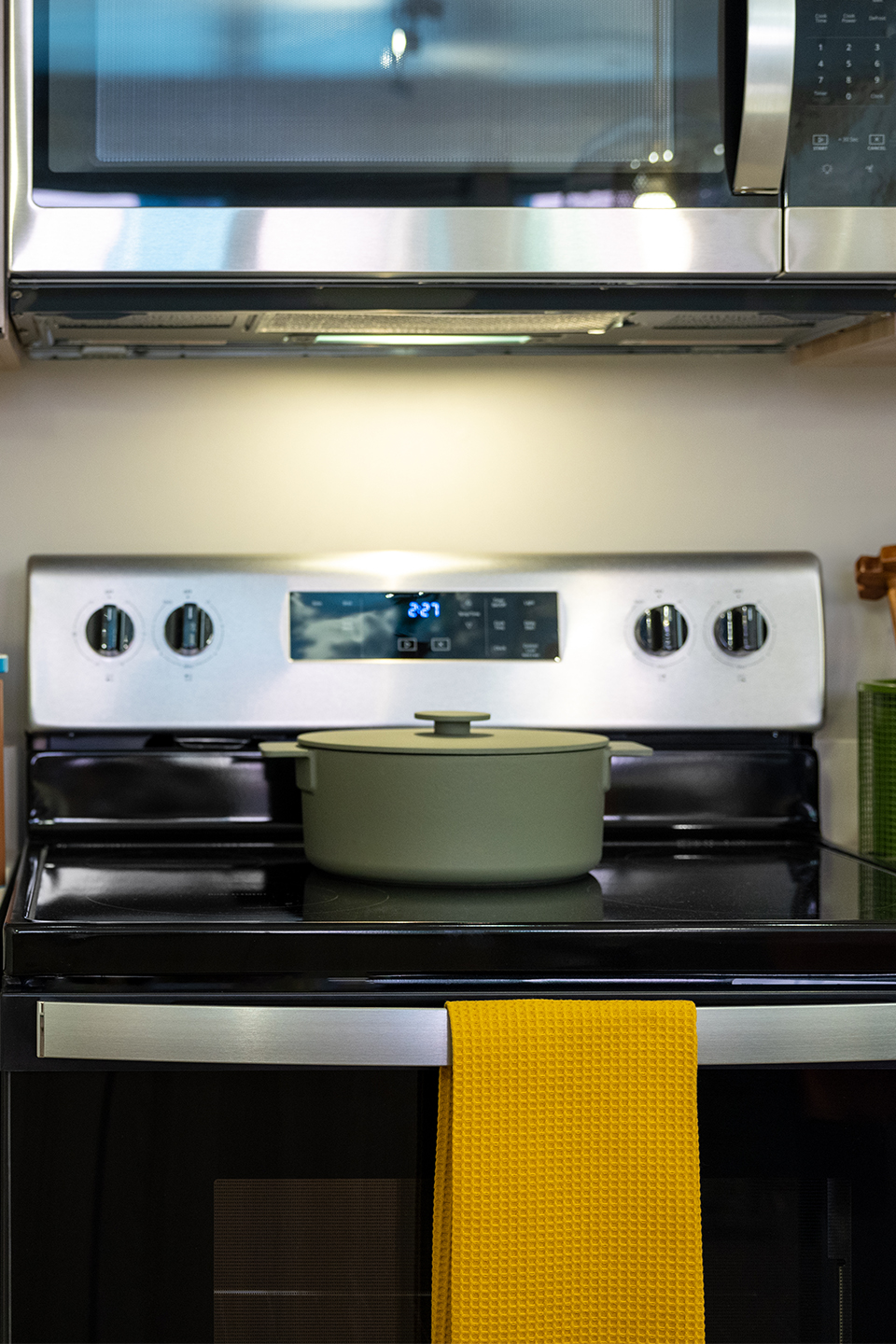 Stovetop in a kitchen